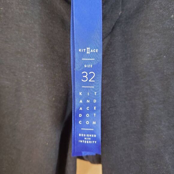 Kit And Ace Zip Fly Bidwell Stretch Jersey Knit Trouser Pants Gray Size‎ 32 - Picture 7 of 13